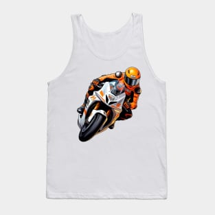 Superbike Motorcycle Racer Tank Top